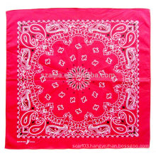 Fashion 100 cotton printed square scarf